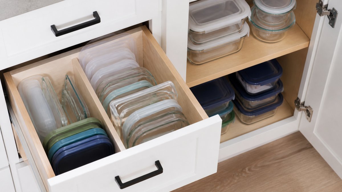 Best Ways to Store Kitchen Lids and Containers