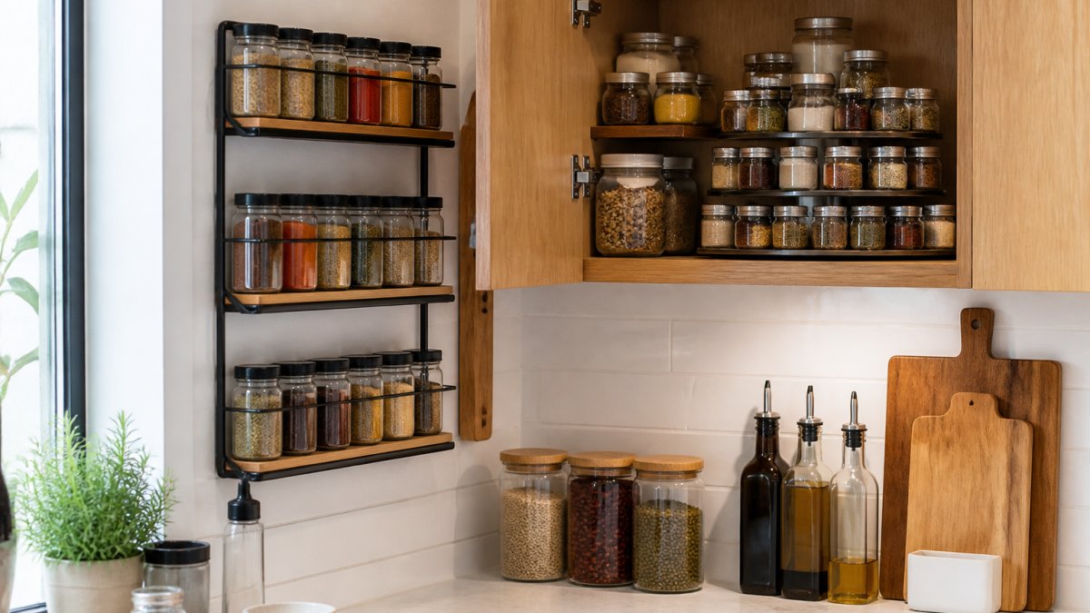 Creative Ways to Store Spices in Small Kitchens
