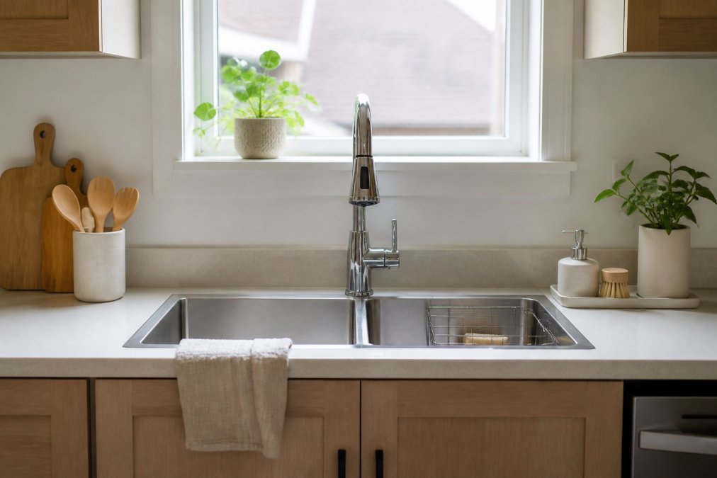 How to Declutter Kitchen Sink Area Quickly