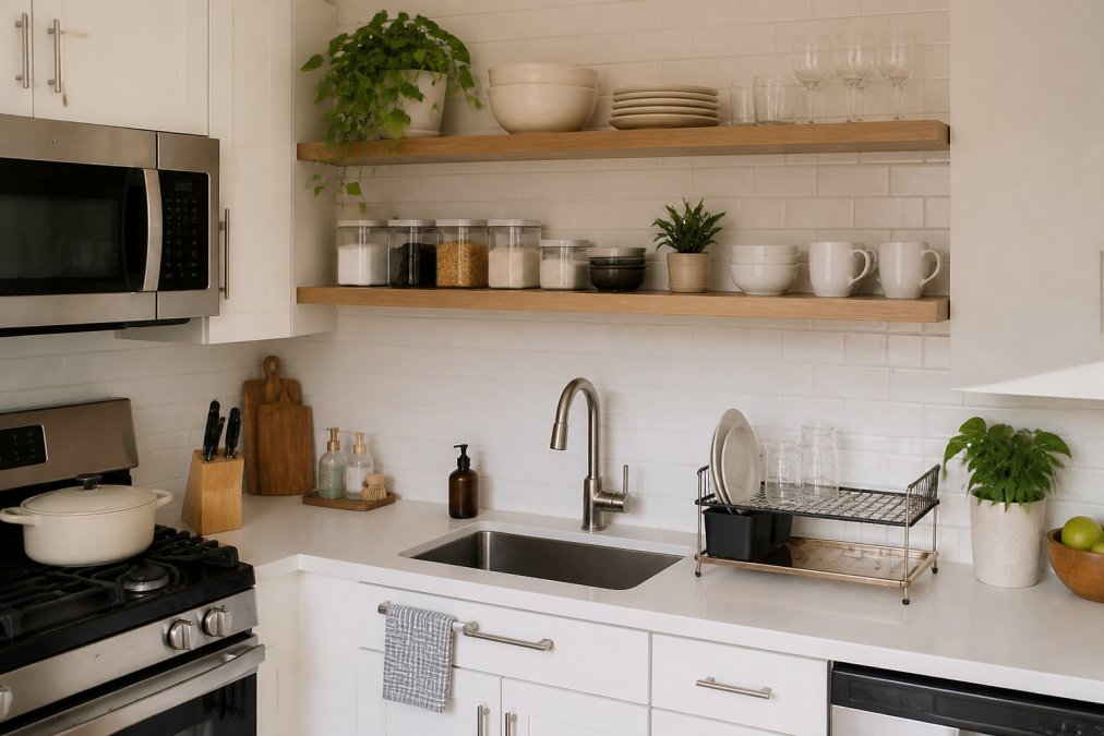 How to Organize a Small Apartment Kitchen: 7 Steps
