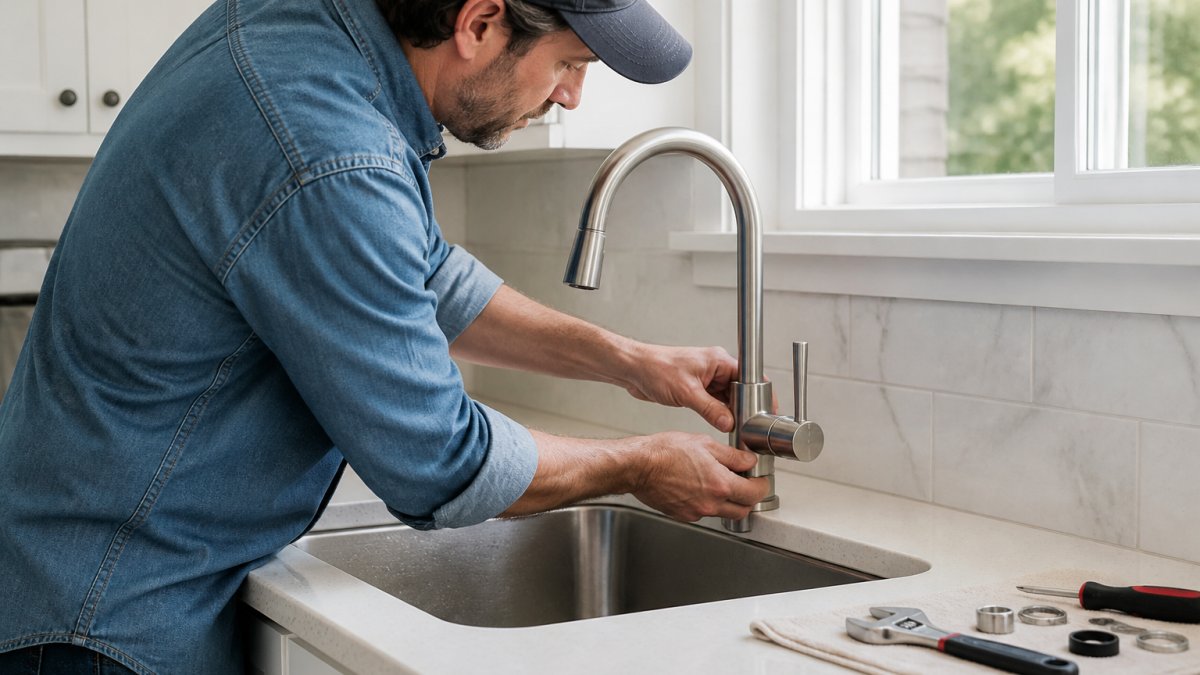 How to Upgrade Your Kitchen Sink Faucet Yourself