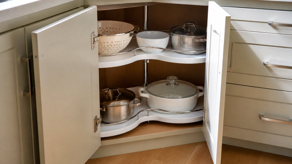 Maximize Corner Cabinet Storage: 7 Smart Steps