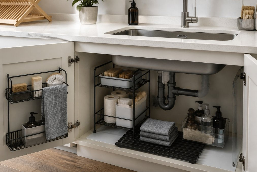 Small Apartment Kitchen Sink Storage: 7 Ways to Organize