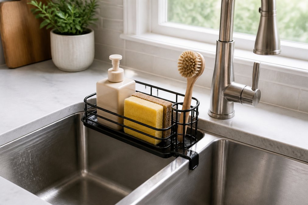 Tool-Free Kitchen Sink Organizer Guide