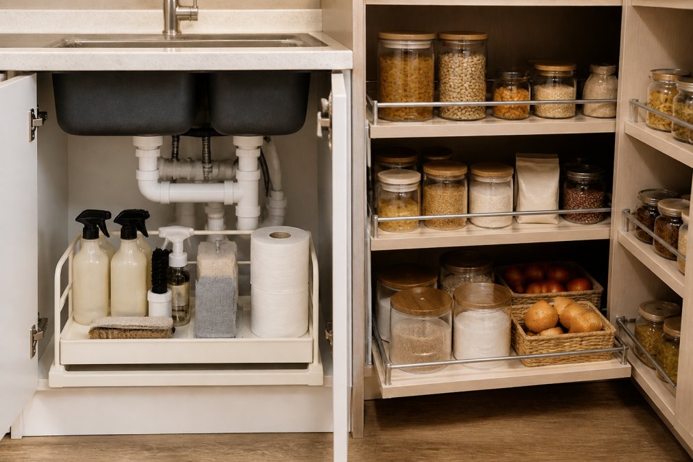 Under-Sink Storage vs. Pantry Organization