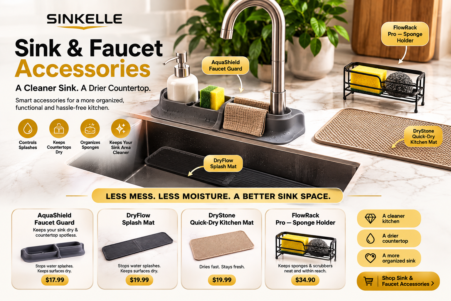 Sink & Faucet Accessories