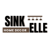Logo of Sink Elle Home Decor with decorative elements on a white background