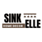 Logo of Sink Elle Home Decor with decorative elements on a white background