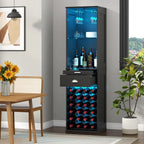 Sinkelle TierNest 65" Tall Wine Bar Cabinet