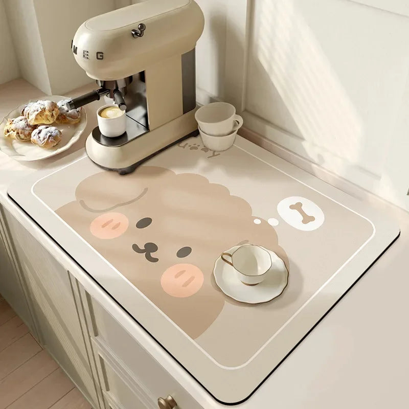 Sinkelle DryStone Quick-Dry Kitchen Mat