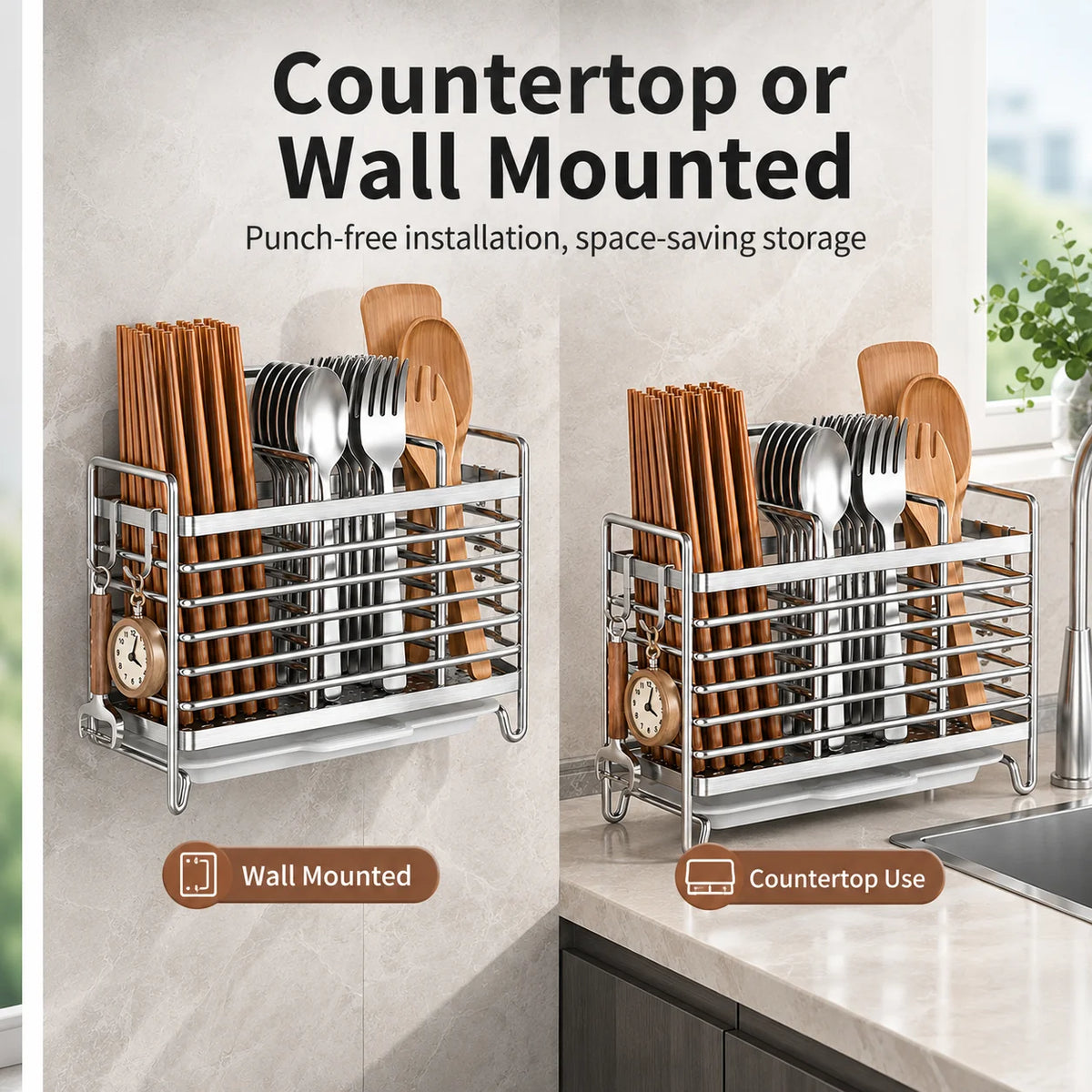 Sinkelle DryStand Utensil Holder