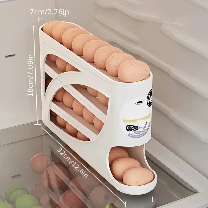 Sinkelle EggNest 3-Tier Rolling Egg Organizer