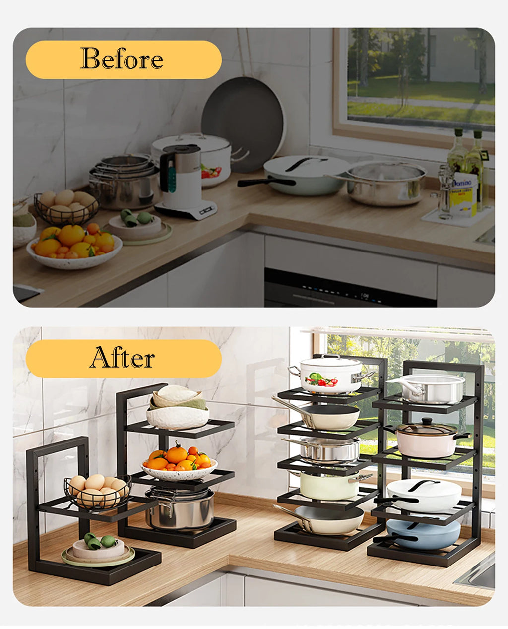 Sinkelle PanNest Adjustable Pot Organizer