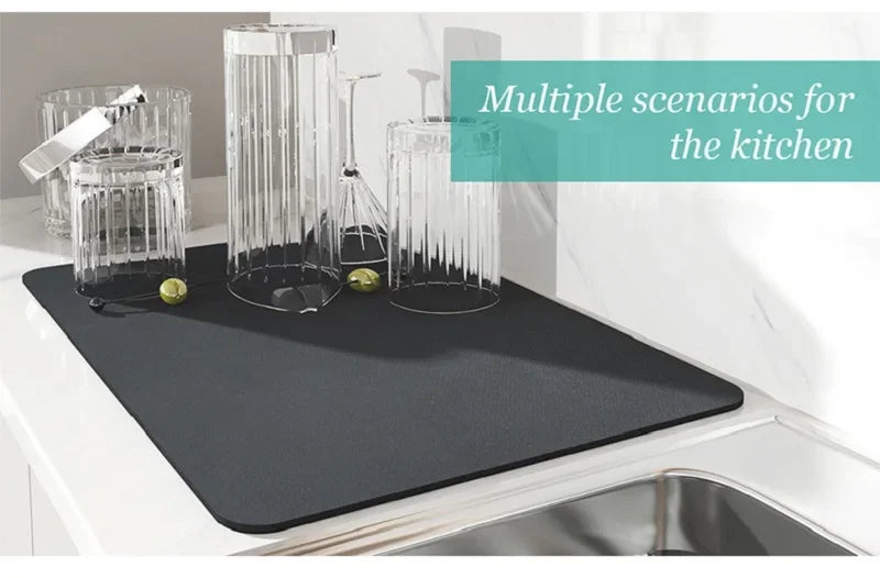 Sinkelle DryStone Quick-Dry Kitchen Mat