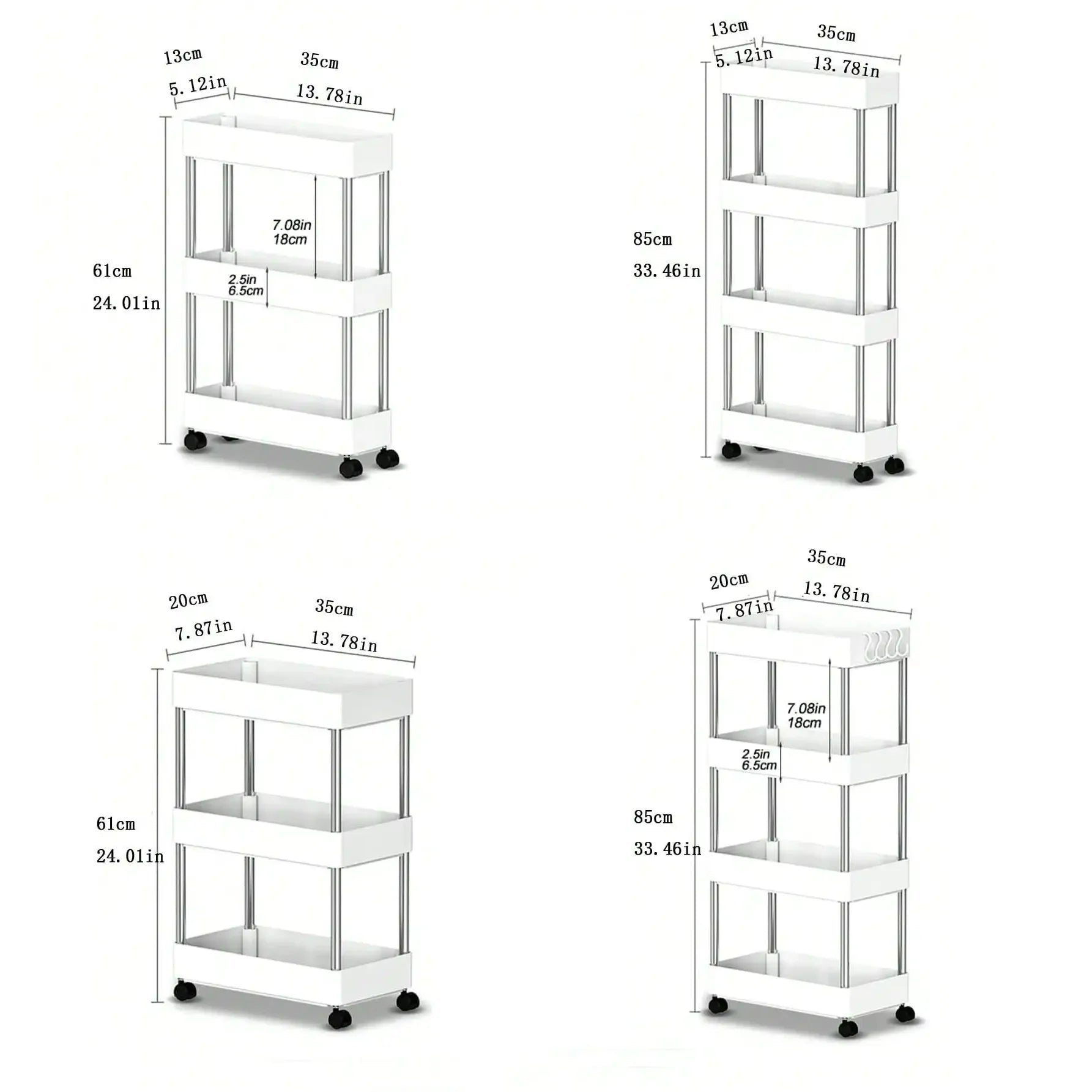 Sinkelle FlowCart Storage Rack
