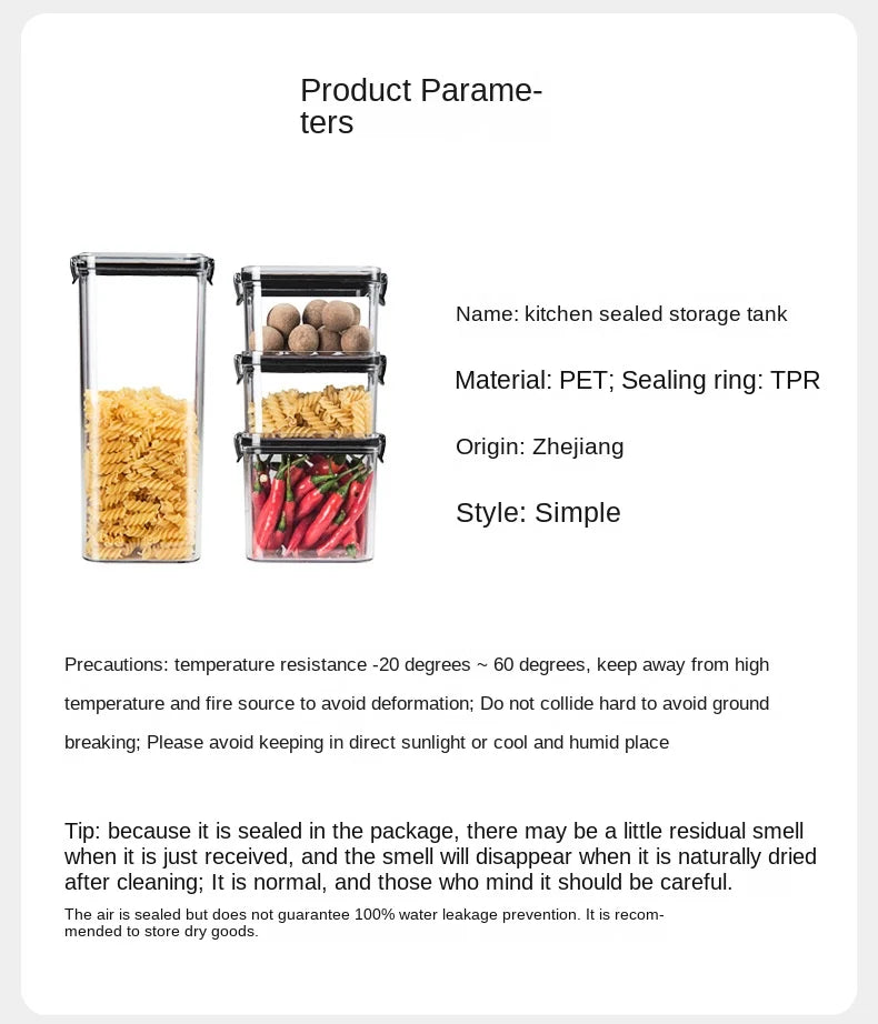 Sinkelle FreshSeal Pantry Storage Canister