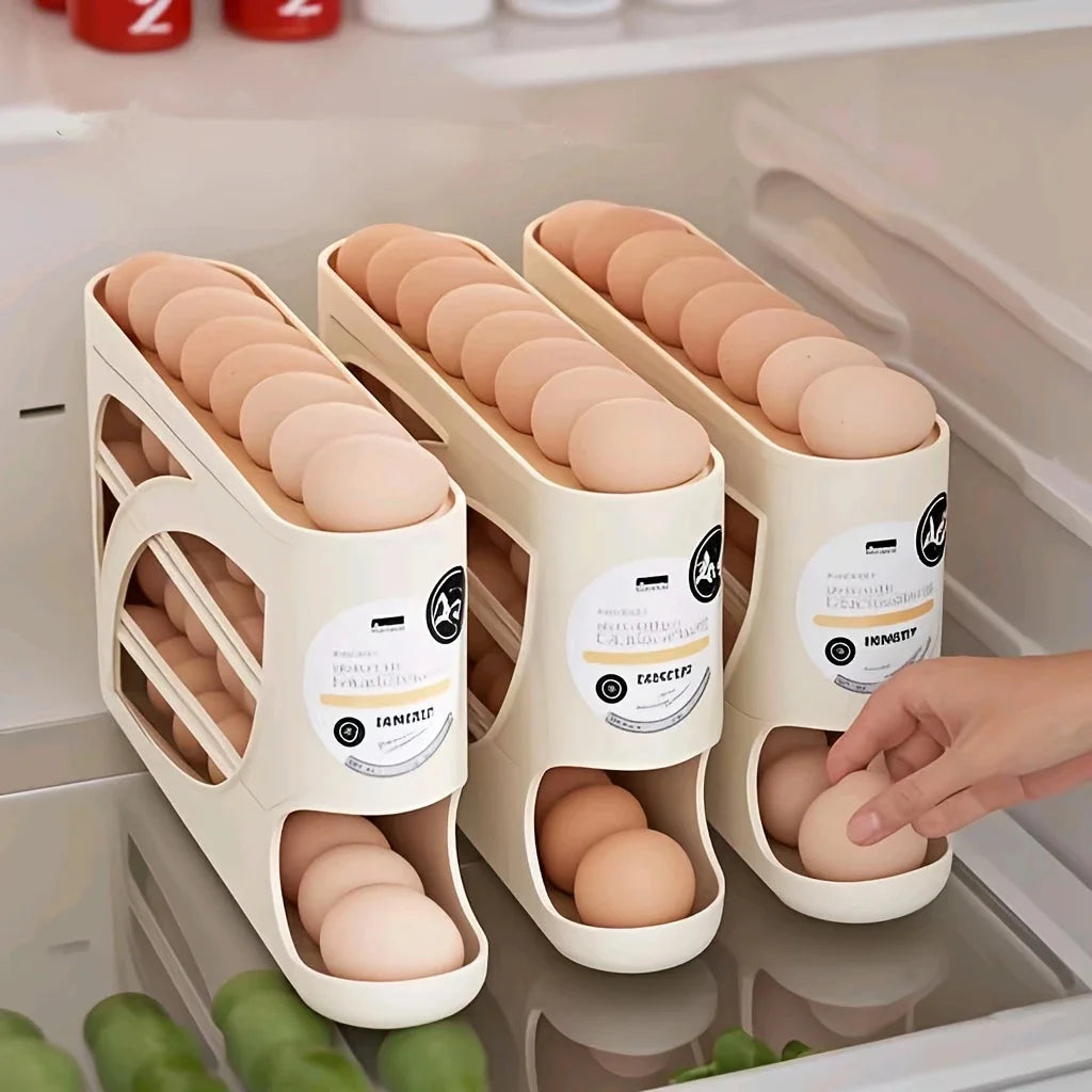 Sinkelle EggNest 3-Tier Rolling Egg Organizer