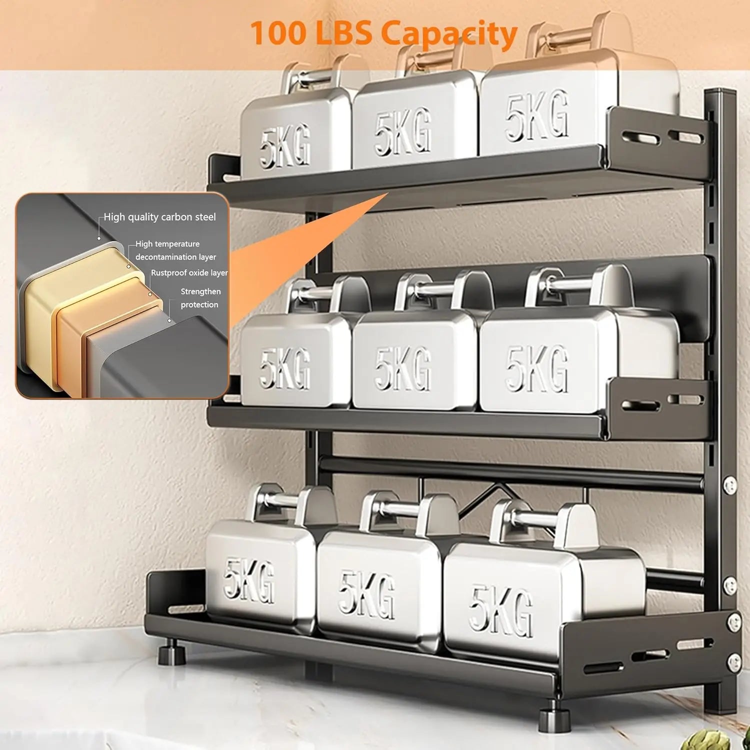 Sinkelle SpiceRise 3-Tier Organizer