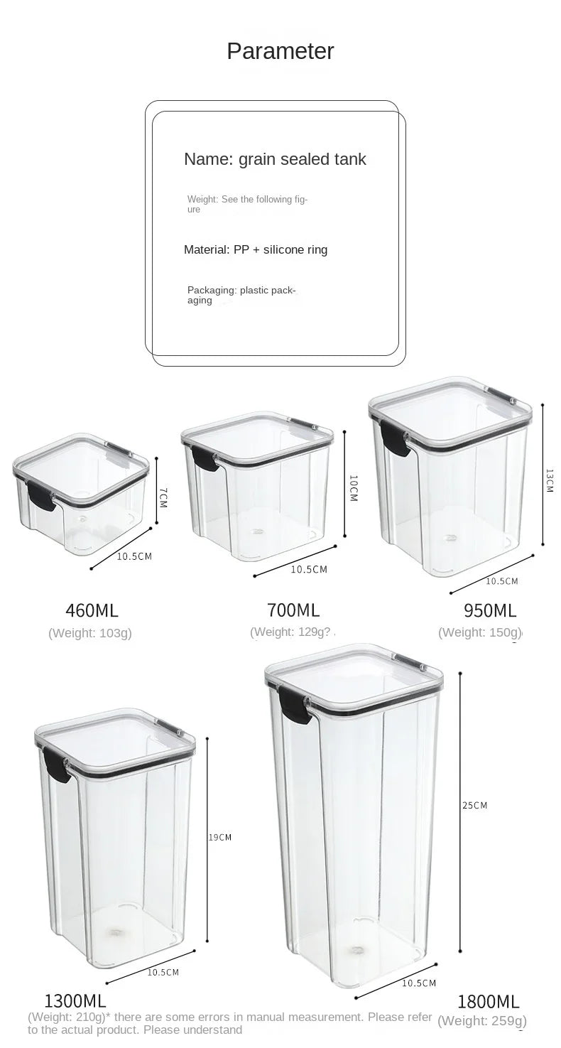 Sinkelle FreshSeal Pantry Storage Canister