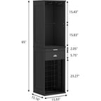 Sinkelle TierNest 65" Tall Wine Bar Cabinet