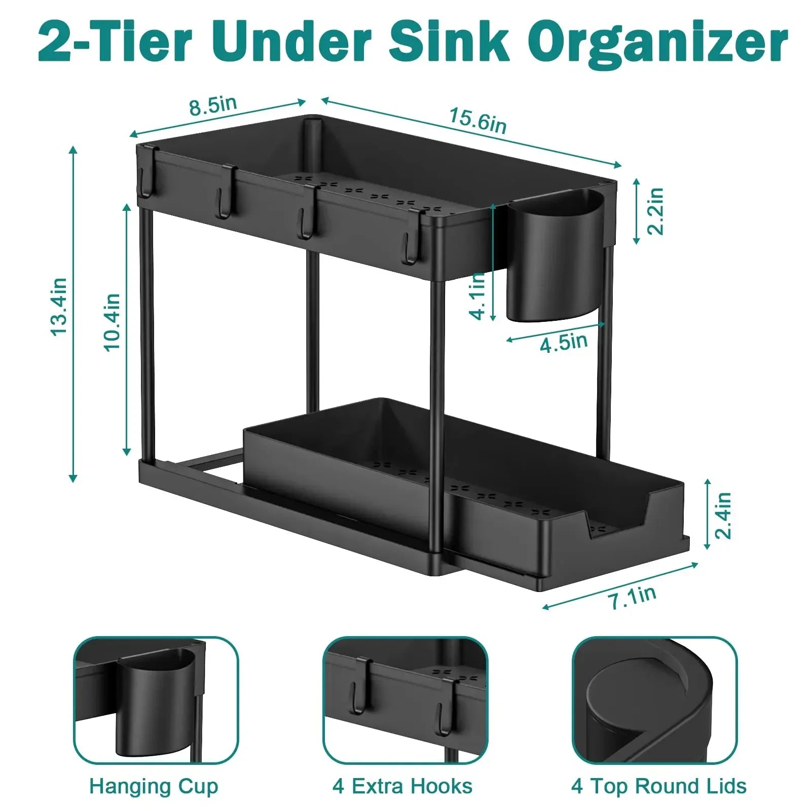 Sinkelle 2 SlideNest Organizer