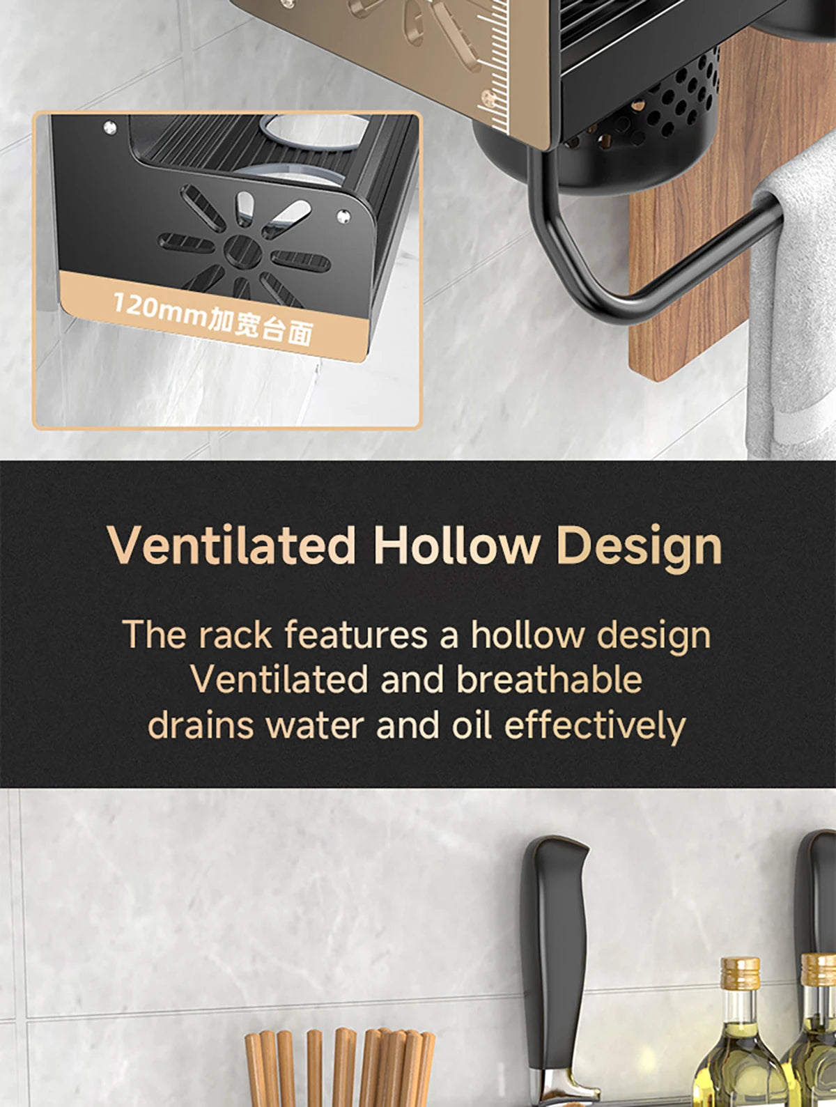 Sinkelle DrainVault Kitchen Shelf