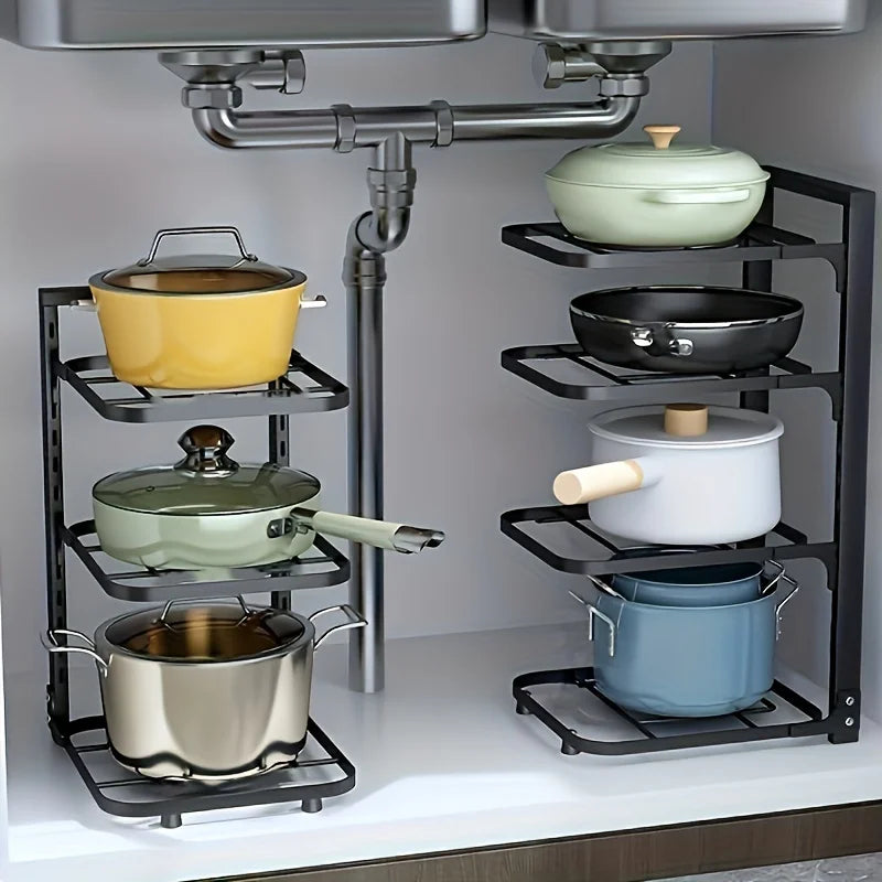 Sinkelle PanNest Adjustable Pot Organizer