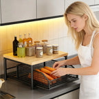Sinkelle 2-Tier Pantry Storage Rack