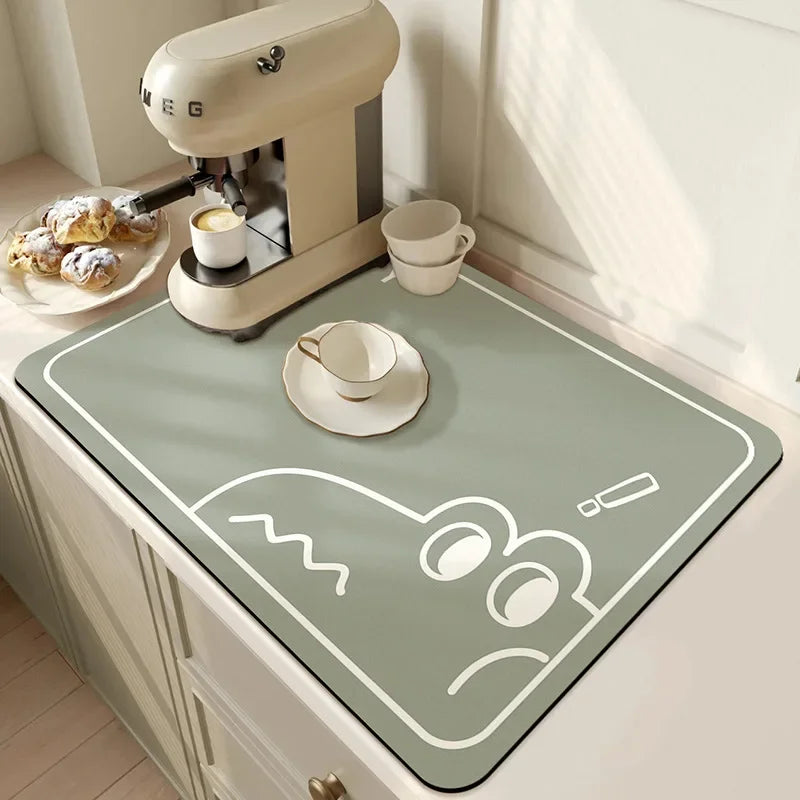 Sinkelle DryStone Quick-Dry Kitchen Mat