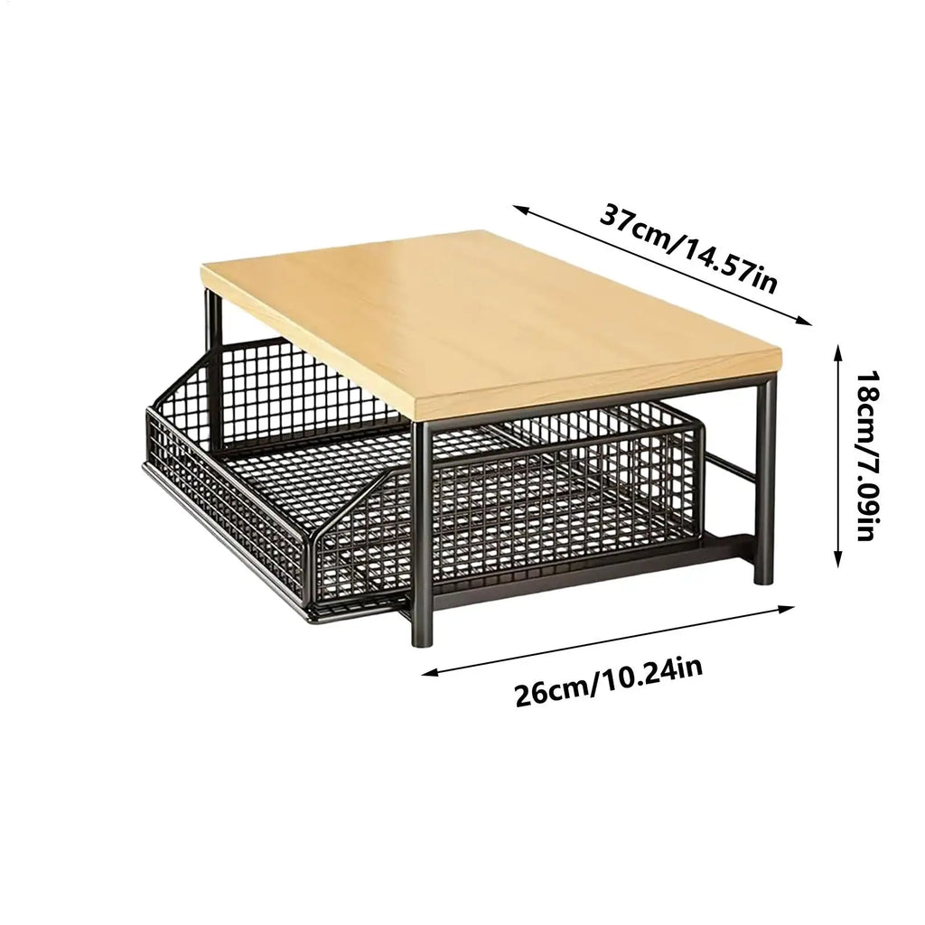 Sinkelle 2-Tier Pantry Storage Rack
