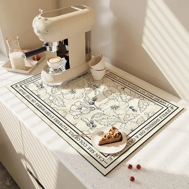 Sinkelle DryStone Quick-Dry Kitchen Mat