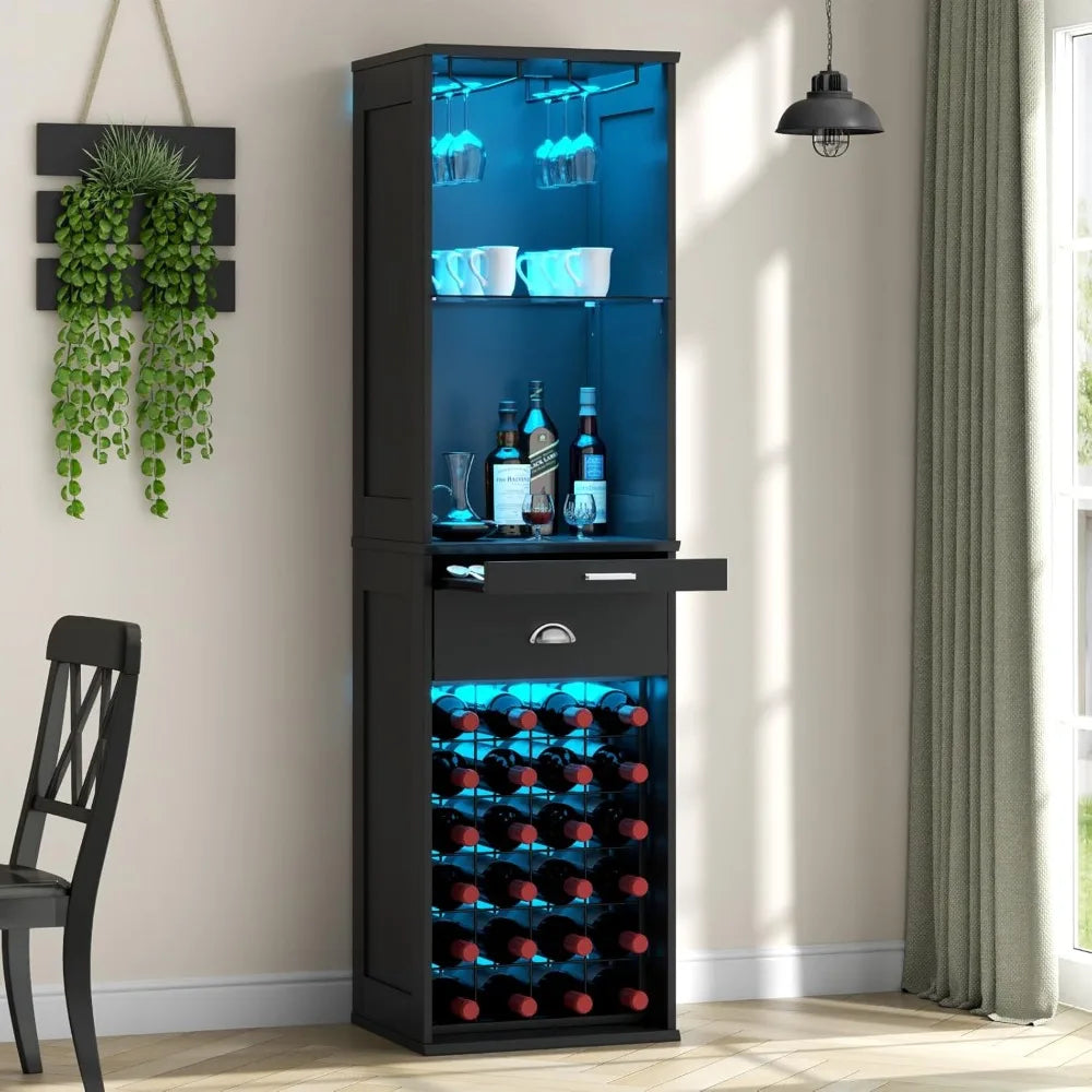 Sinkelle TierNest 65" Tall Wine Bar Cabinet