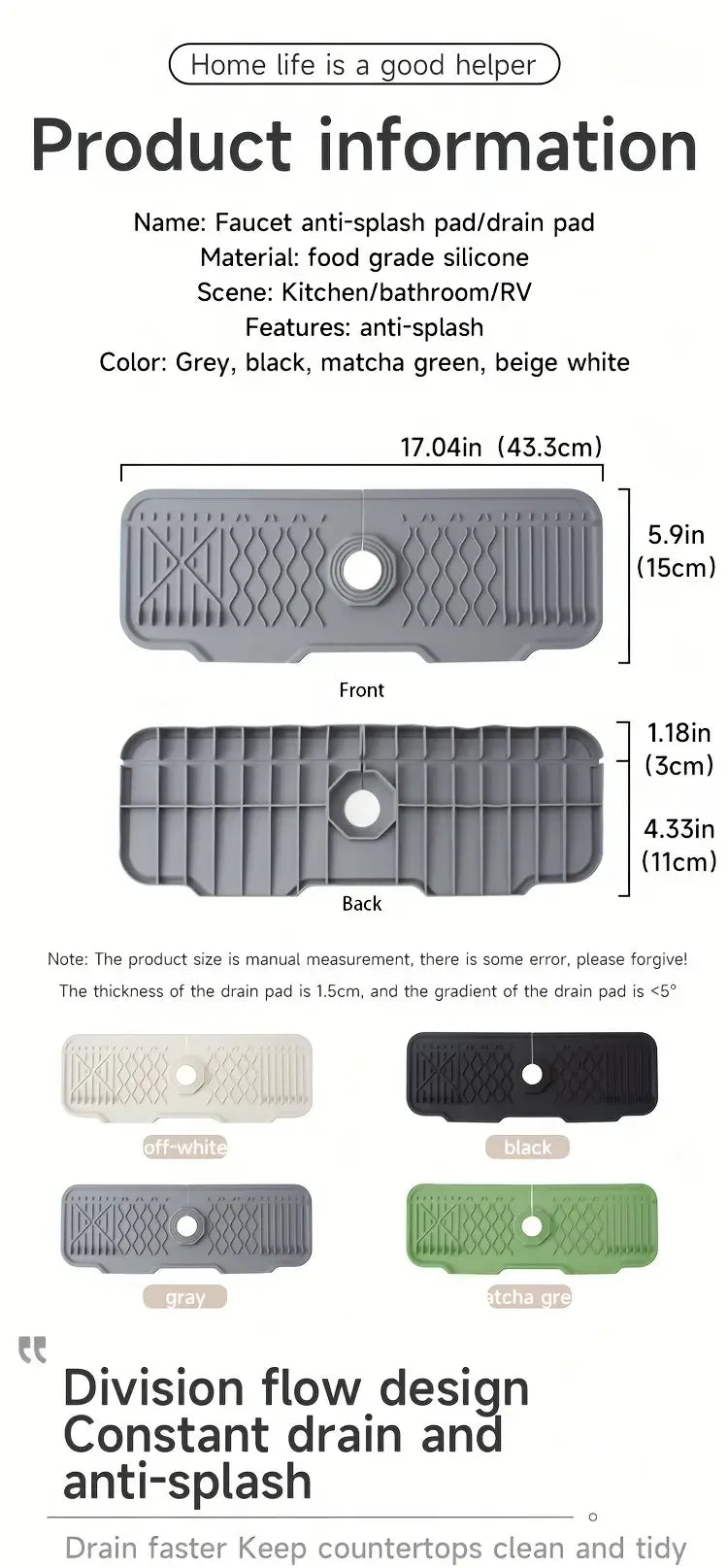 Sinkelle AquaShield Faucet Guard