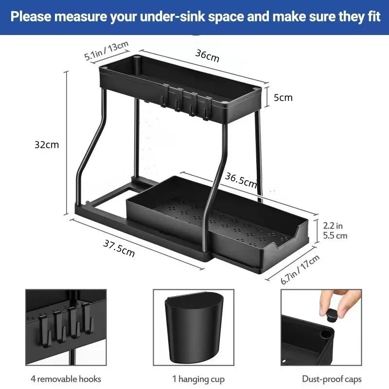 Sinkelle 2 SlideNest Organizer