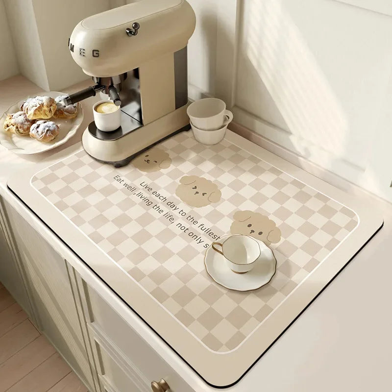Sinkelle DryStone Quick-Dry Kitchen Mat